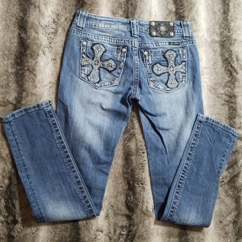 Miss Me Skinny Cross Jeans